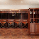 Home Furniture Living Room Solid Wood Red Wine Cabinet ARL-JG-10