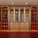 Home Furniture Living Room Solid Wood Red Wine Cabinet ARL-JG-10