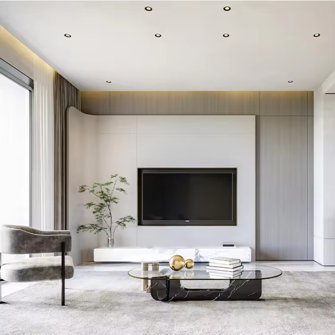 Hotel Floating TV Cabinet with Drawers