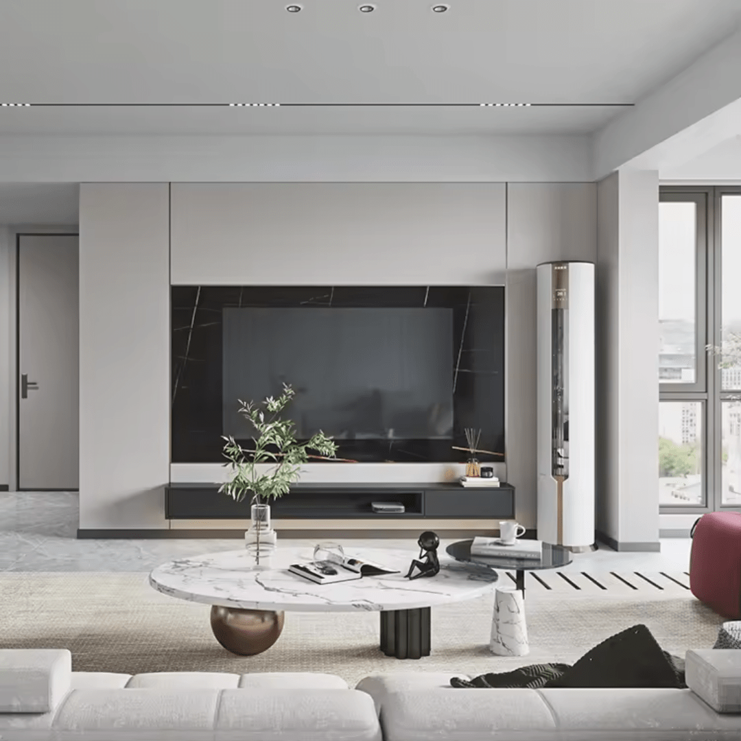 Luxury Living Room One Set Whole Wall Modern TV Stand Cabinet