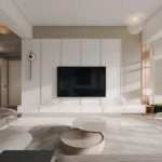 Luxury Living Room One Set Whole Wall Modern TV Stand Cabinet