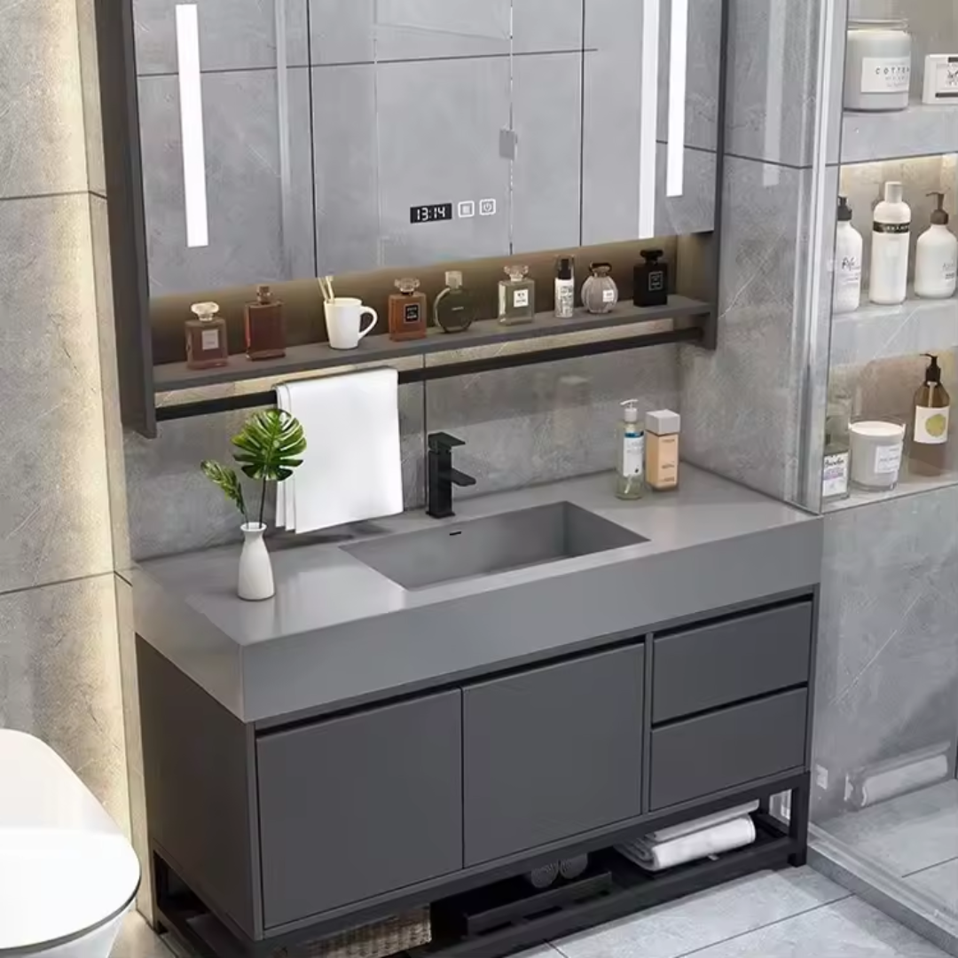Luxury Modern Unassembled Bathroom Vanity Set