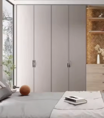 Minimalist Closet with Open Storage Area Space-Saving Design ARL-STW010