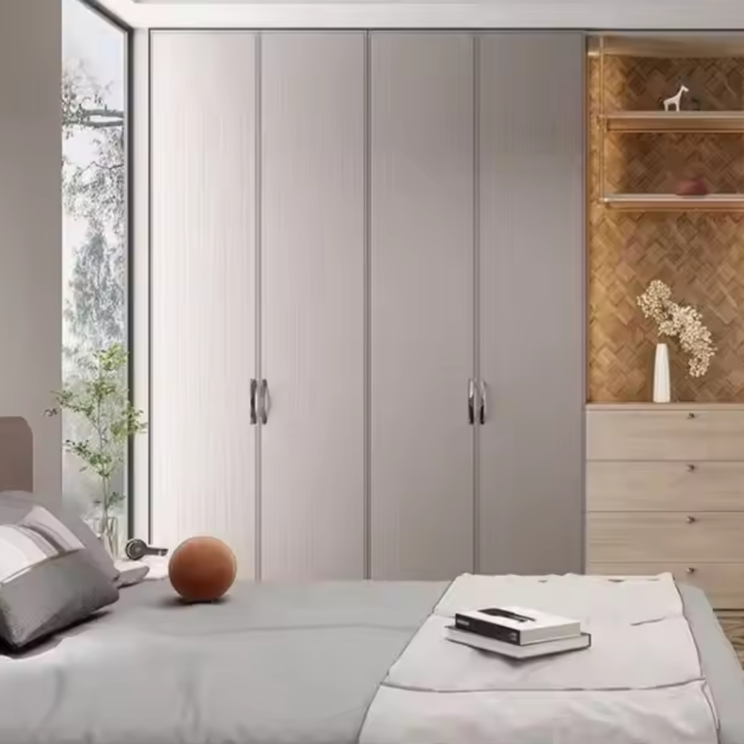 Minimalist Closet with Open Storage Area Space-Saving Design ARL-STW010