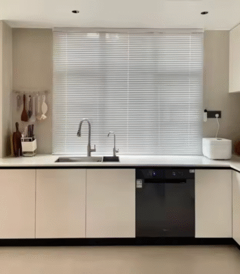 Modern Kitchen Cabinet with Basket Furniture Design