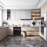 Modern Kitchen Cabinet with Solid Wood Carcase ARL-2021323-A