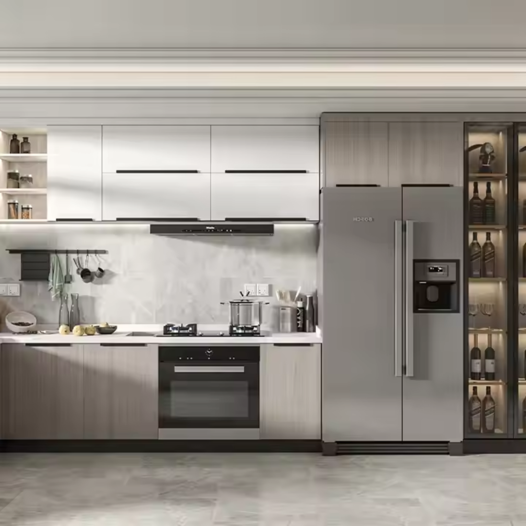 Modern Kitchen Cabinet with Solid Wood Carcase ARL-2021323-A