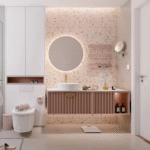 Modern Luxury Blue Floating Wood Bathroom Vanity Set ARL-SPB09