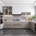 Modern Luxury Home Kitchen Cabinets - High Gloss Lacquer Painting Cupboard