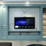 New Model Wooden Particle Board TV Cabinet Showcase ARL-LZP12