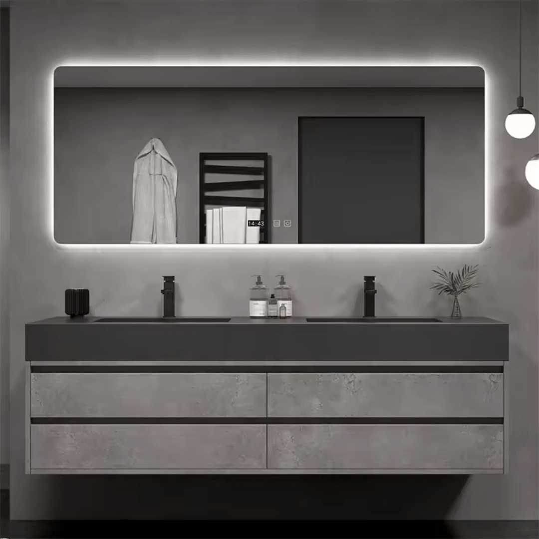 PVC Bathroom Vanity Cabinet Modern Basin Set ARL-SPB07
