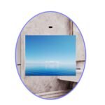 Round Digital Mirror Display 19 inch