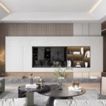 Wall TV Cabinet Designs Modern Wooden Wall Unit for Living Room & Bedroom