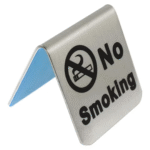 Acrylic No Smoking Table Signs 2-Pack ARL-NS-TS