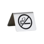 Aluminium No Smoking Table Sign ARL-NSTSA