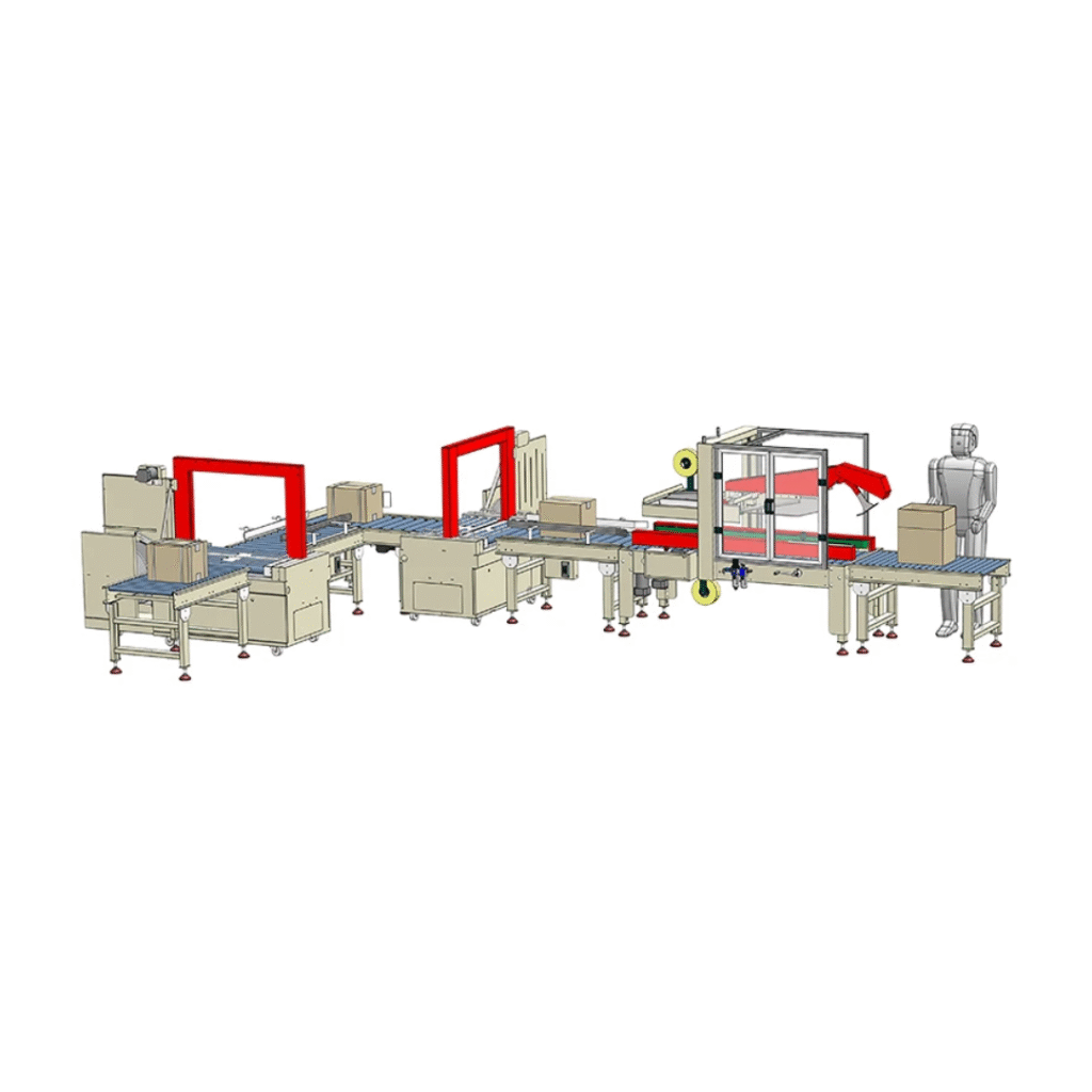 Auto. Case Sealing & Strapping Line ARL-APL-CSS03