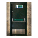 Fire Exit Arrow Signs Sticker Pack