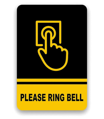 Please Ring The Bell Aluminum Sign ARL-PRBAL