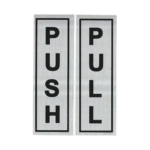 Push & Pull Sign Stickers