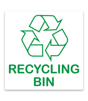 Recycling Bin Stickers