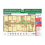 3D Escape And Rescue Plan with Luminous Print | Model: ARL-ERP-42x30 Primary Use: Providing a clear, professional emergency escape and rescue plan. Key Benefit: Ensures critical safety information is highly visible, even in low-light conditions, through a durable 3D luminous design. Built For: Interior spaces like offices, hotels, hospitals, and residential buildings.