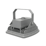 LED Explosion Proof Flood Light - High Lumen, Curved Fin Design