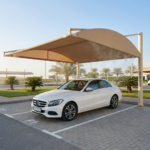 Car Parking Shade 750 GSM PVC Waterproof and fire-rated _ Installation & Supply (3)