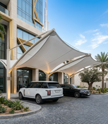 Car Parking Shade 750 GSM PVC Waterproof and fire-rated _ Installation & Supply (3)