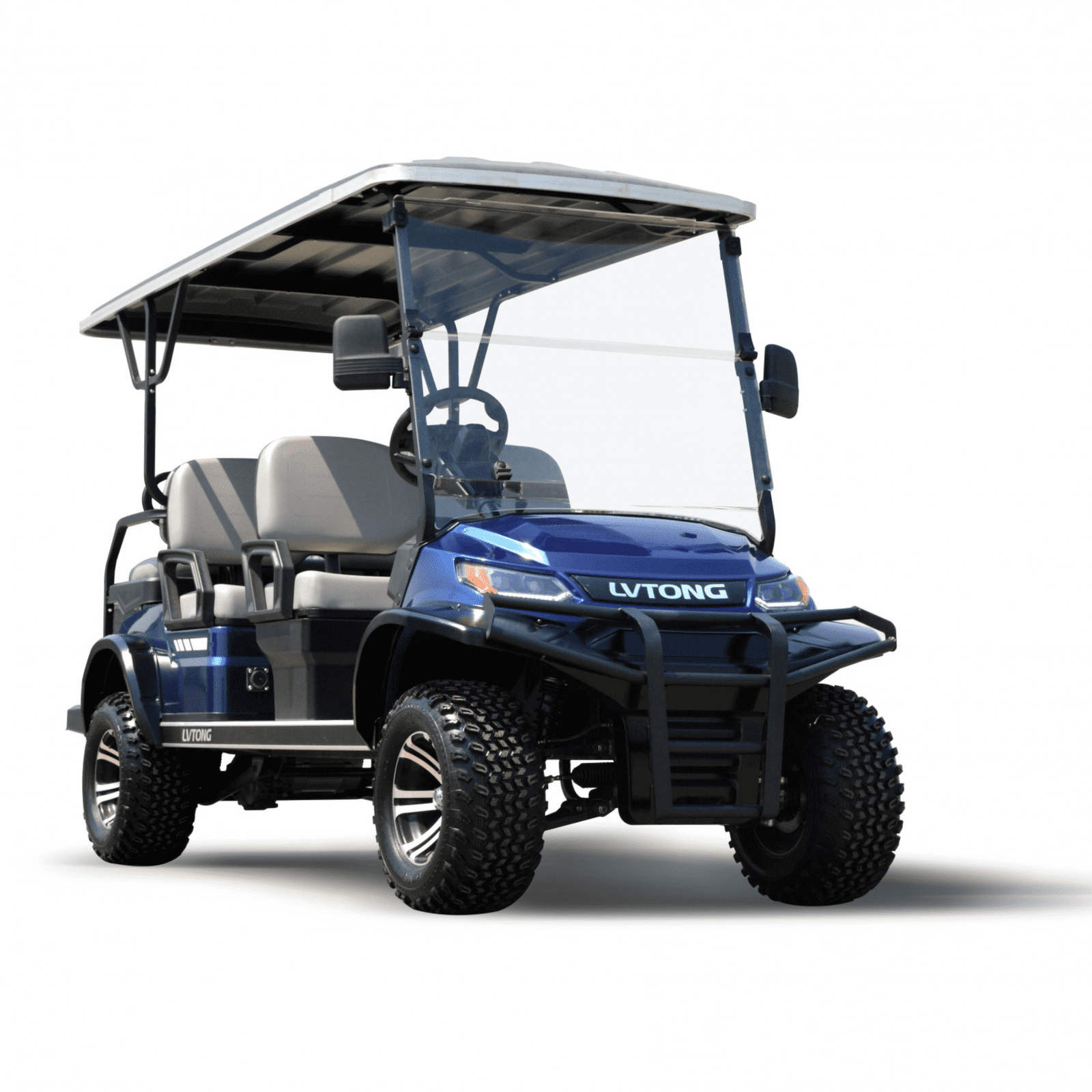 6 Seaters Lifted Golf Cart With LED Light (6) 6 Seaters Lifted Golf Cart With LED Light